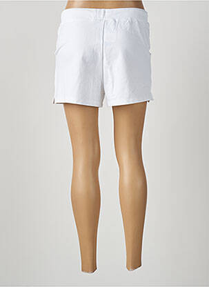 Short coupe droite blanc FILA femme