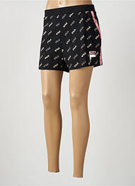 Short coupe droite noir FILA femme