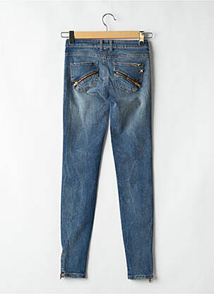 Jeans skinny effet usé délavé taille basse bleu MET IN JEANS femme