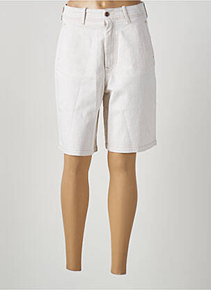 Bermuda taille haute taille haute beige SALSA femme