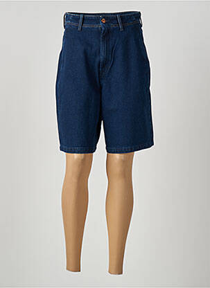 Bermuda taille haute taille haute bleu SALSA femme