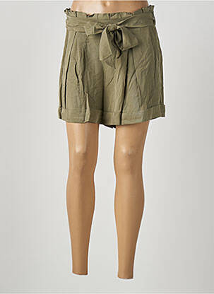 Short taille haute taille haute vert MARGVERY femme