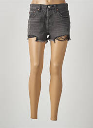 Short fermeture zippée sous rabat boutonné taille normale gris LEVIS femme