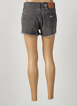 Short fermeture zippée sous rabat boutonné taille normale gris LEVIS femme