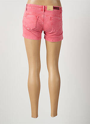 Short fermeture zippée sous rabat boutonné taille normale rose SALSA femme