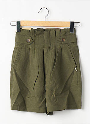 Short coupe fluide taille haute vert SALSA femme