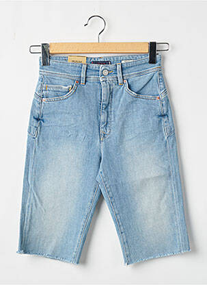 Bermuda taille haute taille haute bleu SALSA femme