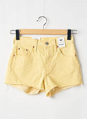Short jaune LEVIS pour femme seconde vue
