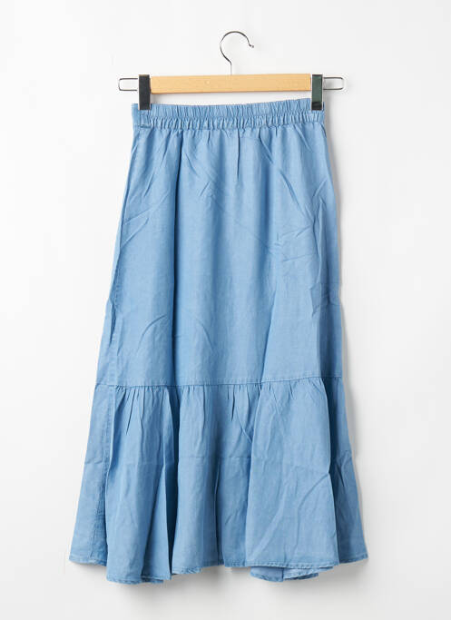 Jupe mi-longue bleu SALSA pour femme