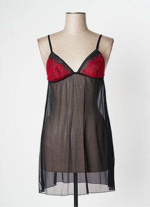 Nuisette/combinette broderie noir VALEGE femme