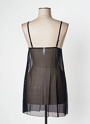 Nuisette/combinette broderie noir VALEGE femme