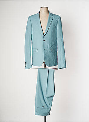 Costume de ville finition intérieure doublée vert AZZARO homme
