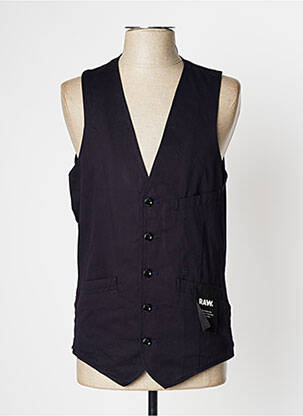 Gilet sans manche poches bleu G STAR homme