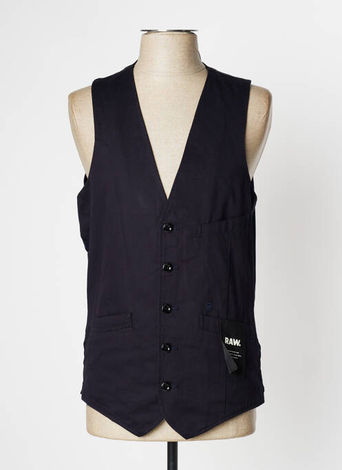 Gilet sans manche poches bleu G STAR homme