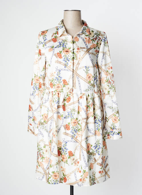 Robe courte beige CAMAIEU pour femme