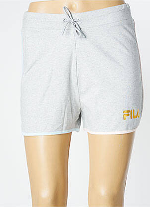 Short taille élastique gris FILA femme