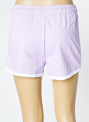 Short taille élastique violet FILA femme