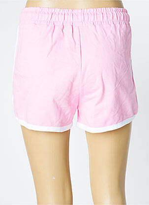 Short taille élastique rose FILA femme