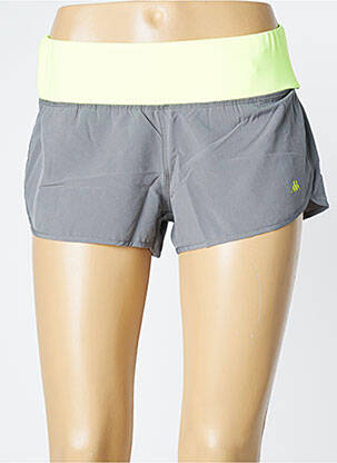 Short taille élastique gris KAPPA femme