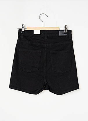 Short fermeture zippée sous rabat boutonné taille haute noir YEZZ femme