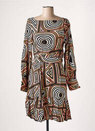 Robe mi-longue manches longues manches longues noir ONLY femme