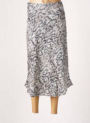 Jupe longue gris ELENZA BY L&L pour femme seconde vue