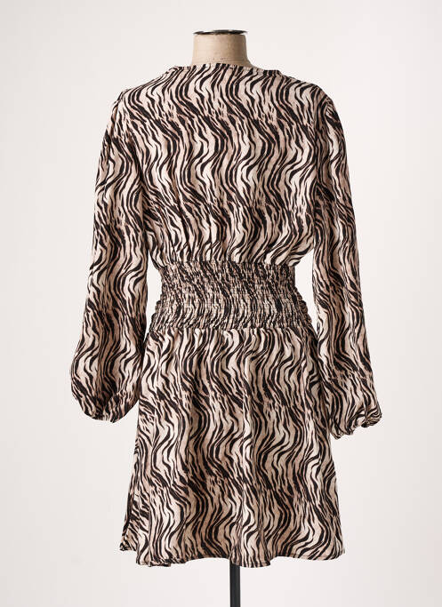 Robe courte noir FLAMANT ROSE pour femme