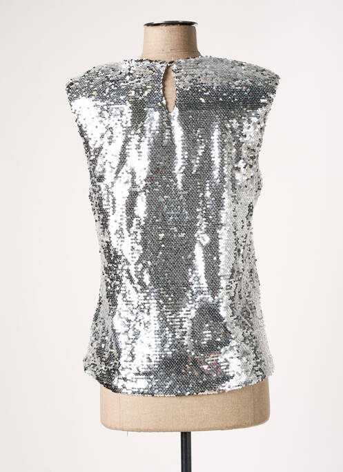 Top gris EXQUISS'S pour femme