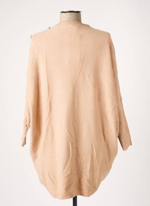 Pull tunique beige ENZORIA pour femme