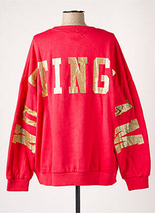 Sweat-shirt stretch manches longues rose LE DRESSING DE CLOE femme