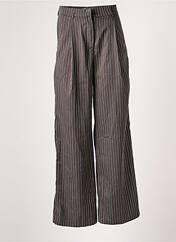 Pantalon large gris ELENZA BY L&L pour femme seconde vue