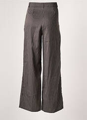 Pantalon large gris ELENZA BY L&L pour femme seconde vue