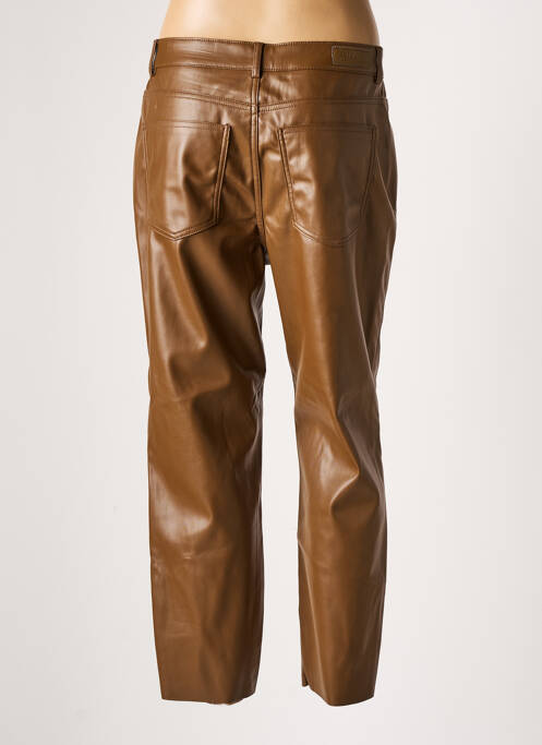 Pantalon 7/8 marron ONLY pour femme