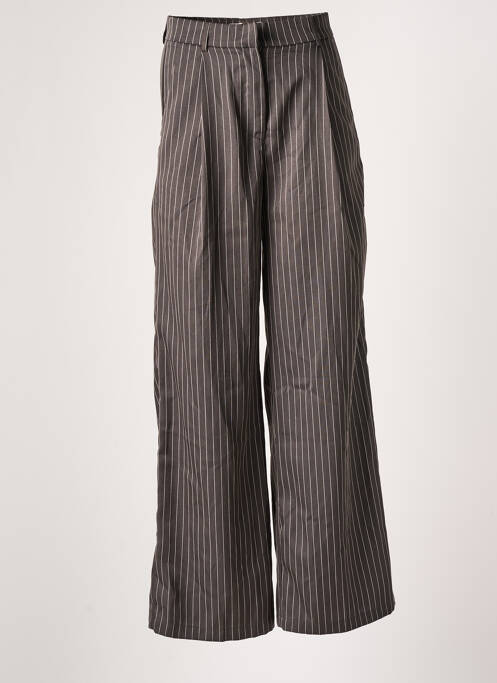 Pantalon large gris ELENZA BY L&L pour femme
