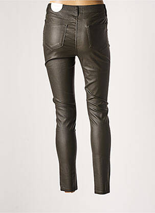 Pantalon slim tissage enduit taille normale gris ORAIJE femme