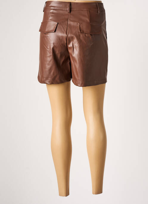 Short marron VOYELLES pour femme