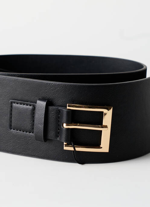 Ceinture noir PIECES pour femme