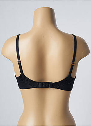 Soutien-gorge effet matière satinée haut soutien-gorge moulé noir FEMILET femme