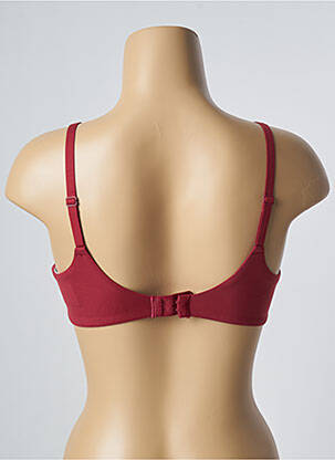 Soutien-gorge effet matière satinée haut soutien-gorge emboitant rouge FEMILET femme
