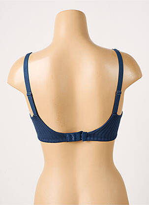 Soutien-gorge effet matière satinée haut soutien-gorge emboitant bleu FEMILET femme