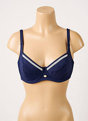 Haut de maillot de bain haut soutien-gorge emboitant haut soutien-gorge emboitant bleu BESTFORM femme