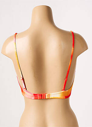 Haut de maillot de bain stretch haut bandeau orange CHERRY BEACH femme
