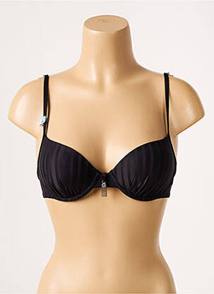 Haut de maillot de bain haut soutien-gorge moulé haut soutien-gorge moulé noir CHERRY BEACH femme