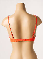 Haut de maillot de bain orange CHERRY BEACH pour femme seconde vue