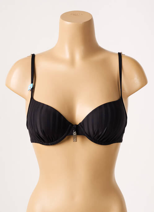 Haut de maillot de bain noir CHERRY BEACH pour femme