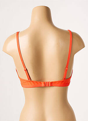 Haut de maillot de bain stretch haut soutien-gorge emboitant orange CHERRY BEACH femme