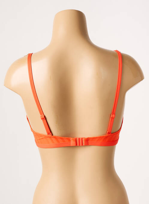 Haut de maillot de bain stretch haut soutien-gorge emboitant orange CHERRY BEACH femme