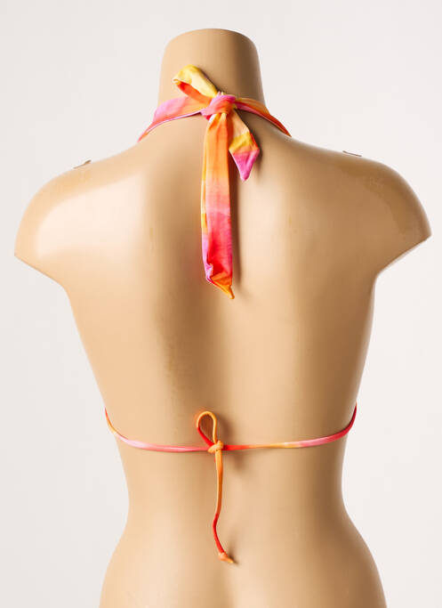 Haut de maillot de bain orange CHERRY BEACH pour femme