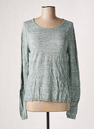 Top stretch manches longues vert POLES femme