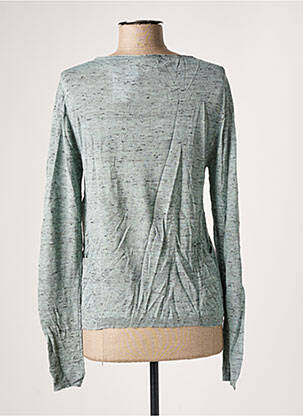 Top stretch manches longues vert POLES femme
